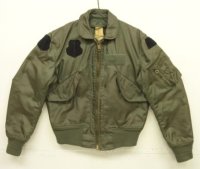 70'S アメリカ軍 USAF "CWU-36/P"  初期モデル アラミド フライトジャケット セージグリーン (VINTAGE) 