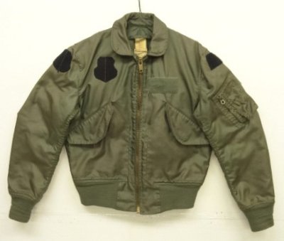 画像1: 70'S アメリカ軍 USAF "CWU-36/P"  初期モデル アラミド フライトジャケット セージグリーン (VINTAGE) 
