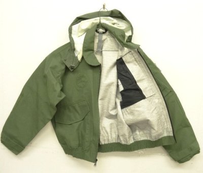 画像4: アメリカ軍 USAF "CWU-106/P" フード&チンスト付き フライトジャケット セージグリーン (DEADSTOCK) 