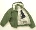 画像4: アメリカ軍 USAF "CWU-106/P" フード&チンスト付き フライトジャケット セージグリーン (DEADSTOCK)  (4)