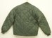 画像5: 90'S アメリカ軍 USAF "CWU-9/P" キルティング ライナージャケット セージグリーン M (VINTAGE)  (5)