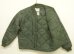 画像3: 90'S アメリカ軍 USAF "CWU-9/P" キルティング ライナージャケット セージグリーン M (VINTAGE)  (3)