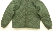 他の写真3: 80'S アメリカ軍 USAF "CWU-9/P" キルティング ライナージャケット セージグリーン L (VINTAGE) 