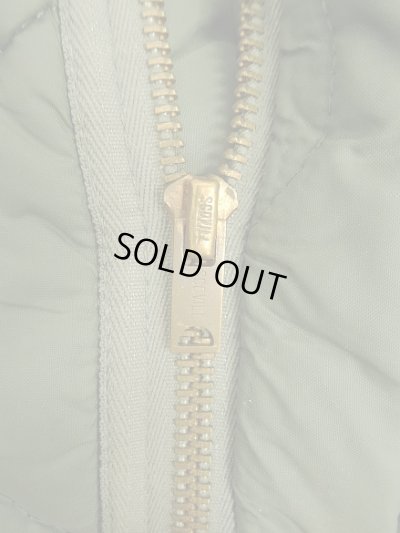 画像4: 80'S アメリカ軍 USAF "CWU-9/P" キルティング ライナージャケット セージグリーン L (VINTAGE) 