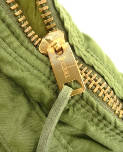 画像4: 80'S アメリカ軍 USAF フライヤーズ ヘルメットバッグ SCOVILLブラスジップ (VINTAGE)