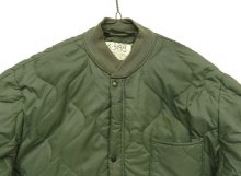 他の写真1: 80'S アメリカ軍 USAF "CWU-9/P" キルティング ライナージャケット セージグリーン L (VINTAGE) 