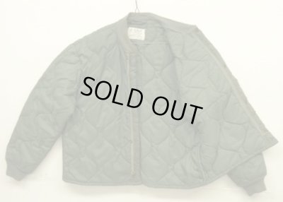 画像3: 80'S アメリカ軍 USAF "CWU-9/P" キルティング ライナージャケット セージグリーン L (VINTAGE) 