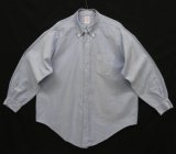 80'S BROOKS BROTHERS "MAKERS" オックスフォード BDシャツ ブルー USA製 (VINTAGE)
