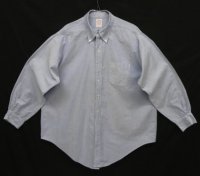 80'S BROOKS BROTHERS "MAKERS" オックスフォード BDシャツ ブルー USA製 (VINTAGE)