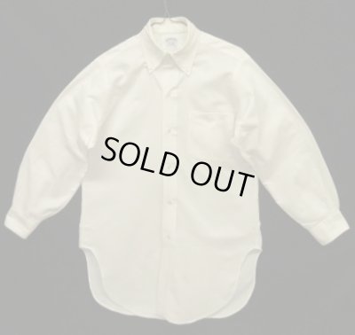 画像1: 60'S BROOKS BROTHERS "MAKERS" 6ボタン オックスフォード BDシャツ ホワイト USA製 (VINTAGE)