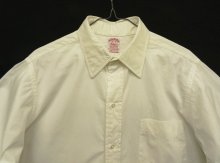 他の写真1: 70'S BROOKS BROTHERS "MAKERS" 6ボタン ポプリン レギュラーカラーシャツ ホワイト USA製 (VINTAGE)