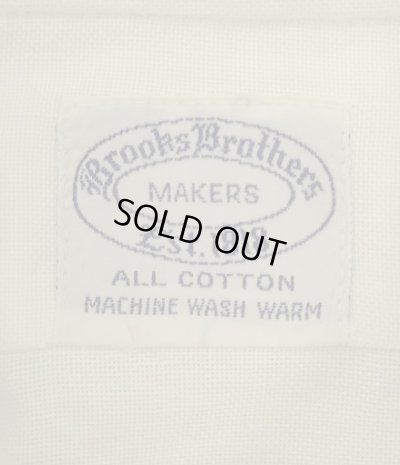 画像2: 60'S BROOKS BROTHERS "MAKERS" 6ボタン オックスフォード BDシャツ ホワイト USA製 (VINTAGE)
