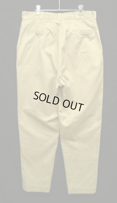 画像5: 60'S アメリカ軍 US ARMY コットン100% チノパンツ W38L33 RAPID製アルミジップ (VINTAGE)