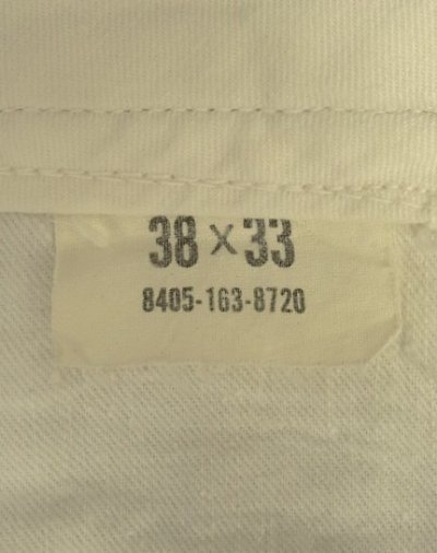 画像2: 60'S アメリカ軍 US ARMY コットン100% チノパンツ W38L33 RAPID製アルミジップ (VINTAGE)