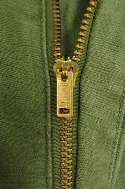 画像3: 70'S アメリカ軍 US ARMY "OG107" コットンサテン ベイカーパンツ W32L29 RAPIDブラスジップ (VINTAGE)