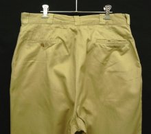 他の写真3: 60'S アメリカ軍 US ARMY コットン100% チノパンツ W38L33 RAPID製アルミジップ (VINTAGE)