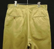 他の写真3: 60'S アメリカ軍 US ARMY コットン100% チノパンツ W34L31 RAPID製ブラスジップ (VINTAGE)