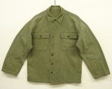 40'S アメリカ軍 US ARMY "M47" ヘリンボーンツイル ユーティリティシャツ (VINTAGE)