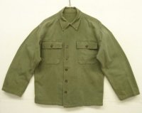 40'S アメリカ軍 US ARMY "M47" ヘリンボーンツイル ユーティリティシャツ (VINTAGE)