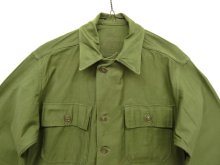 他の写真1: 50'S アメリカ軍 US ARMY "1st MODEL" OG107 コットンサテン ユーティリティシャツ (DEADSTOCK)