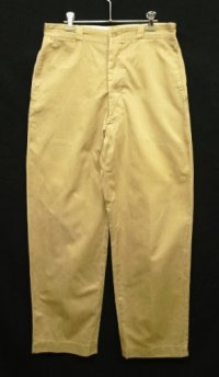 50'S アメリカ軍 US ARMY "MIL-T-2064C" ボタンフライ チノパンツ W32L33 (VINTAGE)