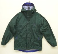 90'S PATAGONIA "SUPER PLUMA JACKET" リップストップ ナイロンジャケット ダークグリーン/ブルー (VINTAGE)
