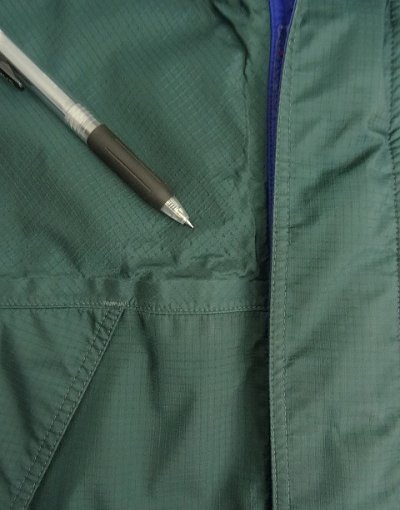 画像5: 90'S PATAGONIA "SUPER PLUMA JACKET" リップストップ ナイロンジャケット ダークグリーン/ブルー (VINTAGE)