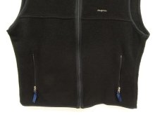 他の写真3: 90'S PATAGONIA "SYNCHILLA" フルジップ フリースベスト ブラック USA製 (VINTAGE)