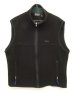 画像1: 90'S PATAGONIA "SYNCHILLA" フルジップ フリースベスト ブラック USA製 (VINTAGE) (1)