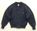 画像1: 90'S CHAMPION 刺繍タグ リバースウィーブ スナップボタン カーディガン ネイビー メキシコ製 (VINTAGE) (1)