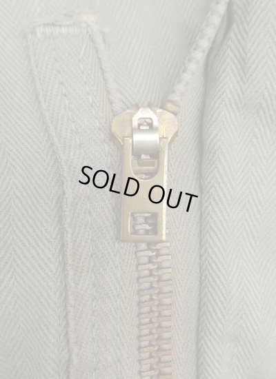 画像5: 50'S HERCULES ヘリンボーンツイル オールインワン カバーオール TALONジップ グレー系カーキ (VINTAGE)