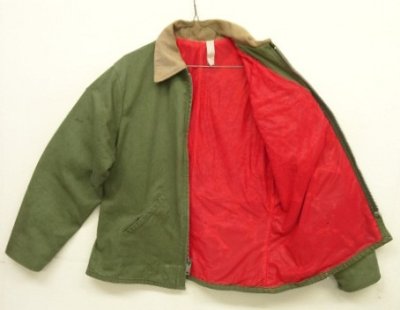 画像4: 70'S KEY IMPERIAL 三角タグ ドリズラージャケット IDEALアルミジップ オリーブ (VINTAGE)