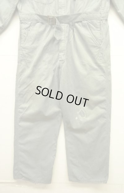 画像6: 50'S HERCULES ヘリンボーンツイル オールインワン カバーオール TALONジップ グレー系カーキ (VINTAGE)