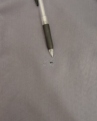 画像7: 50'S UNKNOWN レーヨンギャバジン ドリズラージャケット CROWNジップ ナス紺 (VINTAGE)