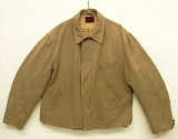 40'S SPORTOGS by LEATHERKRAFT レーヨンギャバジン ドリズラージャケット ダークベージュ (VINTAGE)