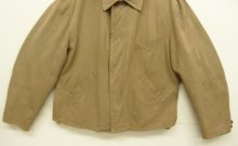 他の写真2: 40'S SPORTOGS by LEATHERKRAFT レーヨンギャバジン ドリズラージャケット ダークベージュ (VINTAGE)