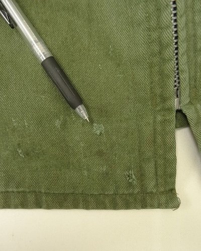 画像7: 70'S KEY IMPERIAL 三角タグ ドリズラージャケット IDEALアルミジップ オリーブ (VINTAGE)