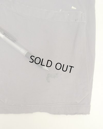 画像6: 50'S UNKNOWN レーヨンギャバジン ドリズラージャケット CROWNジップ ナス紺 (VINTAGE)