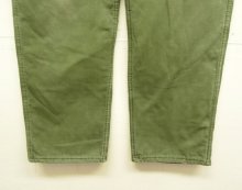 他の写真2: 60'S BIG SMITH トップスナップボタン 裏地キルティング ペインターパンツ オリーブ SCOVILLジップ (VINTAGE)