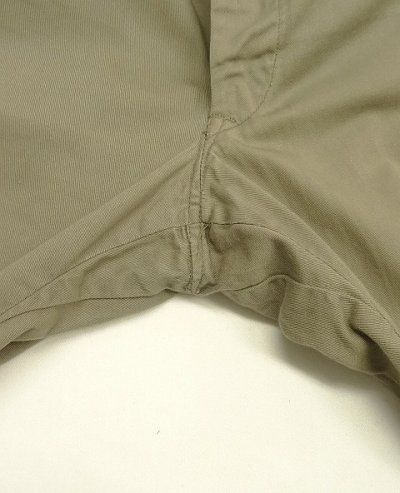 画像4: 60'S McNAIR'S "STEVENS TWIST TWILL" ボタンフライ コットン100% チノパンツ カーキ (VINTAGE)