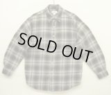 90'S J.CREW 旧タグ コットン100% 長袖シャツ オンブレチェック マカオ製 (VINTAGE)
