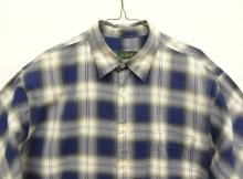 他の写真1: 90'S J.CREW 旧タグ コットン100% 長袖シャツ オンブレチェック 香港製 (VINTAGE)
