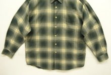 他の写真3: 90'S J.CREW 旧タグ レーヨン混 長袖シャツ オンブレチェック ポルトガル製 (VINTAGE)