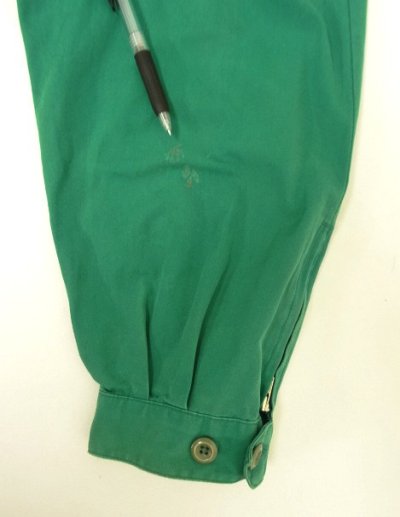 画像6: 90'S J.CREW 旧タグ コットン カラーブロック アノラックパーカー ホワイト/グリーン (VINTAGE)