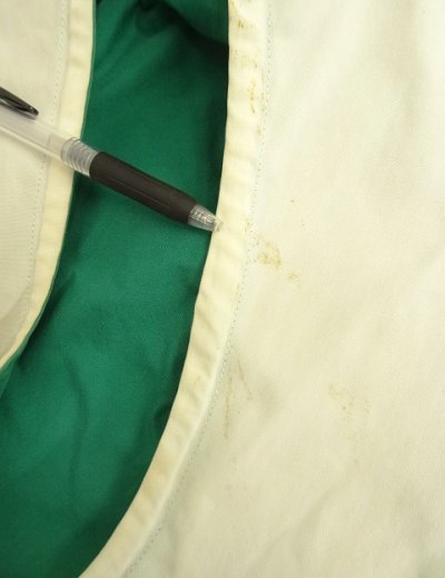 画像5: 90'S J.CREW 旧タグ コットン カラーブロック アノラックパーカー ホワイト/グリーン (VINTAGE)