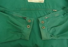 他の写真2: 90'S J.CREW 旧タグ コットン カラーブロック アノラックパーカー ホワイト/グリーン (VINTAGE)