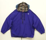 90'S GOTCHA ナイロン アノラックパーカー ダークブルー/ブルー USA製 (VINTAGE)