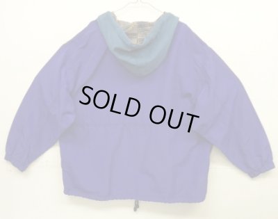 画像6: 90'S GOTCHA ナイロン アノラックパーカー ダークブルー/ブルー USA製 (VINTAGE)