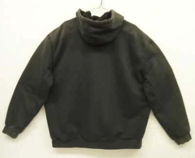 画像6: CARHARTT 裏地サーマル ダブルフェイスパーカー フェードブラック 企業物 (VINTAGE)