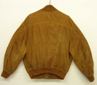 画像4: UNKNOWN スウェード A-1型 バルスタージャケット ブラウン (VINTAGE)